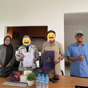 Dokumentasi akad Paradisa Luxury bersama SERUMA Property